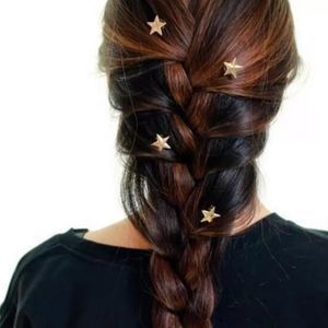 {LACEY} boho star hair spiral clip charms